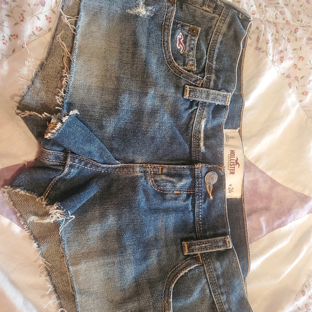 Hollister jean shorts